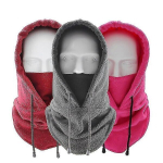 Jalgrattakapteni suusa talvine tuul -resistent m&uuml;ts v&auml;limine spordiala magab k&uuml;lmap&ouml;&ouml;re kapuutsi mask pl_red