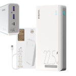Powerbank Romoss SENSE8F 30 000 mAh, 22,5 W (valge)