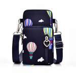 Suji Women Small Crossbody kott mobiiltelefoni sertifikaadi kaardihoidja rahakoti k&auml;ekott, m&uuml;nt