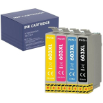 Laserprinteri kassett Tinta kassett - Epson - 603XL - 4 pakki - Musta, Ts&uuml;aan, Magenta, Kollane - &Uuml;hildub WF-2810 XP-2100