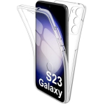 Samsung Galaxy S23 kaitse - 360 kraadi l&auml;bipaistev kaheosaline ees- ja tagakaitse Phonillico&reg;