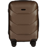 Wings Peacock 3.0 tugev ABS+ k&auml;sipagas 20'' pruun, 4 rattaga, koodlukk, sobib Easy Jet & Wizz Air - 38L, SMART Kollektsioon