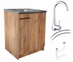 K&ouml;&ouml;gikapp kuldne tamm suur valamu k&otilde;rge segistuskraan sifoon 60cm &otilde;huke