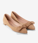 Naiste kingad Cole Haan Bellport Bow Flat, pruunid