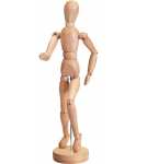 Puidust mannekeen - mees, 33cm
