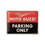 Metallplaat 30x40cm / Moto Guzzi Parking Only