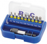 Kruvikeeraja otsikute komplekt Torx 1/4" + hoidik, plastkarbis Bohrcraft (10 tk)