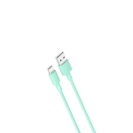 XO kaabel NB156 USB - USB-C 1,0 m 2,4A roheline