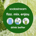 Sodastream Art karbonisaator pudeli ja Co2 kanistriga