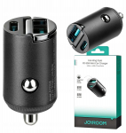 65 W auto laadija (USB-C ja USB-A), must