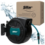 Sillar reel automaatne aiavoolikuna seinale paigaldatav voolik 30m 1/2"