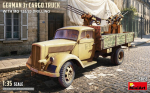 Liimitav mudel MiniArt 53055 German 3t Cargo Truck with MG 151/20 Drilling 1/35