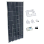 BrightSolar 160 W p&auml;ikesepaneelide komplekt matkas&otilde;idukile
