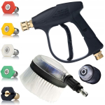 KOMPLEKT ROSFIX JETKIT PRO QC-M22 &ndash; 300 BAR SURVEPESURI K&Auml;EPIDE, 5 QC D&Uuml;&Uuml;SI, M22 ADAPTER, P&Ouml;&Ouml;RLEV HARI