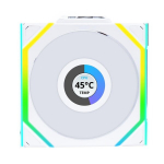 Videokaardi jahuti Lian Li Arvutikorpuse ventilaator UNI FAN SL Wireless 120 G99.12SLIN1W3W.00, 120mm, 2100RPM, 61.3cfm, 29dB, 3x LED, valge