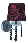 Candellux seinalamp Astor 21-80342, bordoopunane/must/kroom