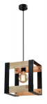 Candellux rippvalgusti Varna 31-78513, must/pruun