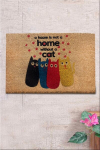 Asir uksematt Coco Without A Cat, 40x60 cm, pruun