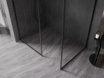 Mexen Kioto-F du&scaron;isein Walk-in raamiga 120 x 105 cm, l&auml;bipaistev 8 mm, must - 800-120-202-04-70-105