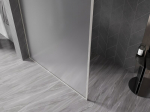 Mexen Kioto-F Walk-in du&scaron;isein raamiga 120 x 202 cm, 8 mm, harjatud nikkel - 800-120-104-97-30