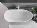 Mexen Eos vabaasti seisev vann 170 x 75 cm, valge, valge &uuml;levool - 52471707500-20, 170 x 75 cm