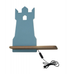 Candellux laste seinalamp LED Tower 21-85047, sinine/pruun
