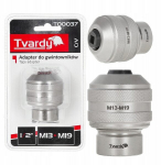Tvardy 1/2" M13-M19 l&otilde;ppadapter CrV, M13-M19, 1/2", metallist, sooneline, k&auml;sitsi ja elektriline l&otilde;ppimine