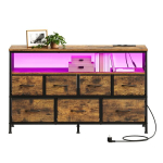 Kapp 30x113.8x68.1 cm Pruun-must puidust hoiustamine