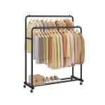 Riidenagi 46.5x110x155.5 cm must, teras