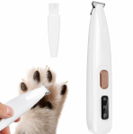 Professionaalne ja vaikne koerte karvakasutaja Paws k&uuml;&uuml;nteviil, loomade jalgade karvakasutaja, USB-laadimine