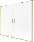 Mexen Velar L Duo vanni paneel 2-osaline l&uuml;kand 170 x 150 cm, matt, kullatud harjatud - 896-170-003-32-55