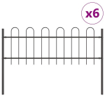 vidaXL Aiandus aiapaneel 6 pcs Hall 10,2 x 0,6 m Pulberkattega teras