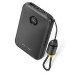 Akupank Vention 10000mah Powerbank, 2x Usb-c, 1x Usb-a, 22,5w, must