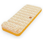 Basseinipatjad - BESTWAY - Comfort Plush Deluxe - 169x77,5x30,5 cm - Oranž/Valge - T&auml;ispuhutav