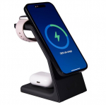 Induktsioon-magnetlaadija 3in1 15W &ndash; iPhone, Apple Watch, AirPods, must
