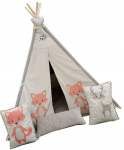 Lastetelgi tipi wigwam 5 mustrit hall 165 cm