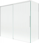 Mexen Rox vannitoa kaheastmeline du&scaron;isein 170 + 75 x 150 cm, l&auml;bipaistev, valge - 8C9-170-075-20-00