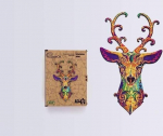 Puidust &ouml;kopuzzle 95 Noble deer A3 - PuzzleOK
