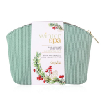 Vannitarvete komplekt Accentra Bath set Winter Spa: du&scaron;igeel, 100 ml + kehakreem, 100 ml + k&auml;sn, 1 tk + kosmeetikakott
