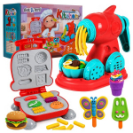 M&auml;nguvaha plastiliin pastamasin v&otilde;ileivagrill hamburger vormid komplekt lastele 51 osa click4toys