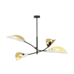 Emibig laelamp LOTUS 4 VALGE/KULDNE
