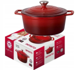 Emaileeritud malmpott Mg Home 4,8 L, 25 cm, k&otilde;igile pliitidele