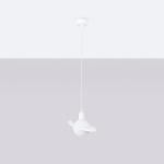 Sollux ripplamp Hyperion 1 valge SL.1356