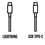 Apple'i originaal USB-C kuni Lightning kaabel (2 m) Valge, Must