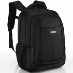 Ergonoomiline Peterson kooli- ja reisiseljakott 3 sektsiooni ja 15,6-tollise s&uuml;learvutitaskuga, must, 24 l