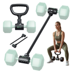 Athler Shark 10 2-&uuml;hes hantlite adapter &ndash; kangikonverter kuni 80 kg ja sangpommi konverter kuni 40 kg, Must