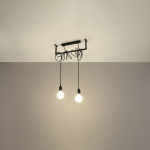 Sollux Lighting ripplamp Salamanca 2, must