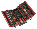 T&ouml;&ouml;riistakomplekt, metallist t&ouml;&ouml;riistakastis KD11358, 85 osa