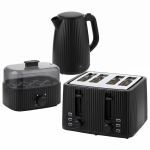 Hommikueine komplekt 3-in-1: veekeetja 1850-2200 W 1,7 l, r&ouml;ster 1560-1860 W, munakeetja 300 W, must