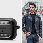 Spigen dėklas Galaxy Buds 3 / 3 Pro, patvarus matinis guminis lengvas dėklas